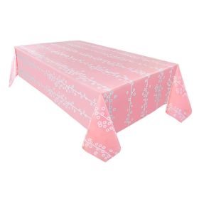 Rectangular Shape Disposable Plastic Tablecloth(USPS Shiping)