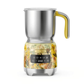 UXQP001M10A   5in1 Flower print electric milk foam device