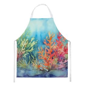 Seaweed Apron Cooking Kitchen Server Baking Crafts Gardening for Adult Women Men, Unisex, Large, Multicolor