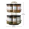 Prefilled Tier Revolving Filled Countertop Spice Rack Organizer