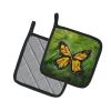 NEW Monarch Glover Fly Butterfly Pair of Pot Holders Kitchen Heat Resistant Pot Holders Sets Oven Hot Pads for Cooking Baking BBQ, 7 1/2 x 7 1/2