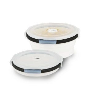 GLIDER LB White Bento Premium Lunch Box & Food Storage Containers (Color: White, size: large)