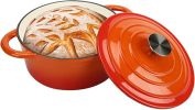 Dutch Oven,Dutch Oven Pot with Lid,4.5 QT Enamel Dutch Ovens with Dual Handles,Cast Iron Pot for Braiser,Cooking,Gifts for Family